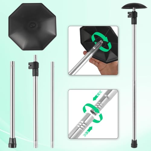 Adjustable Travel Golf Bag Support Rod (Silver / 50inch)