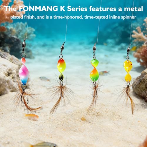 Fishing Spoons (E-10Pcs Spinnerbaits)