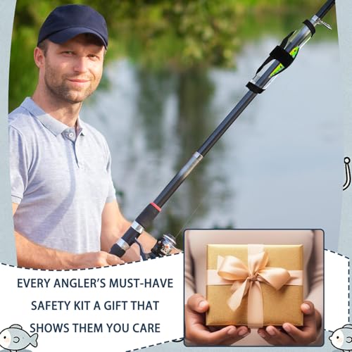 15 Pack Fishing Lure Wrap for Rod Clear PVC Lure Covers Keeps Hook Cover in 3 Sizes to Keep Hook Safe Bait Storage (Circles)