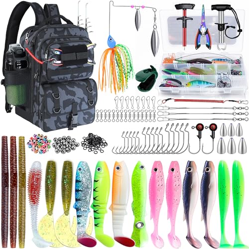 Fishing Backpack with Tackle Boxes