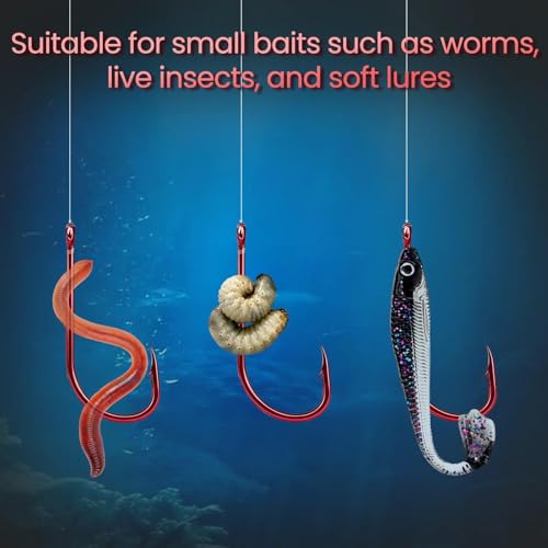 Baitholder Hooks Fishing Offset (3/0#_100pcs)