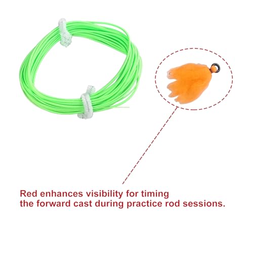 4'0'' Practice Fly Rod for Beginners Casting 3 Pieces Game Fly Fishing Rod (With Traditional Fly Line)