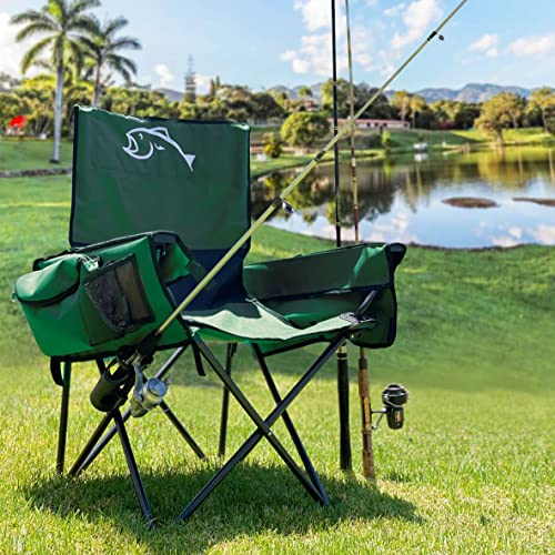 Fishing Chair with Rod Holder