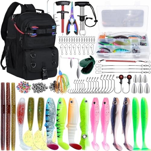 Fishing Backpack with Tackle Boxes