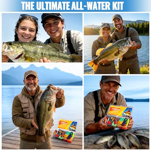 Fishing Lures (128Pcs Fishing Lures Kit)