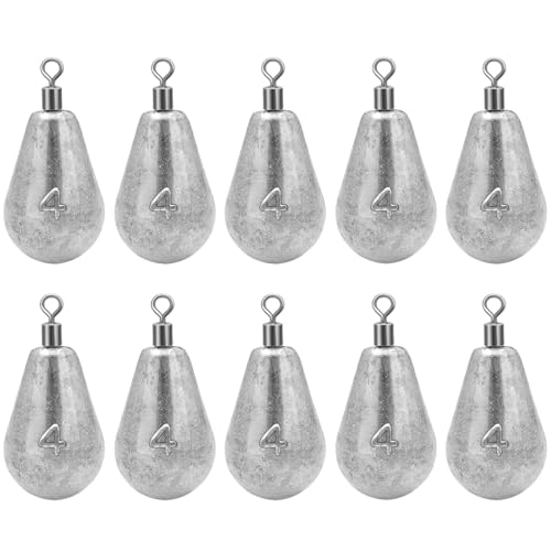 Long Casting Swivel Bell Sinkers Fishing Weights Drop Shot Weights