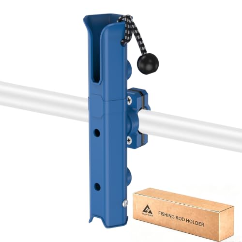 Bike Fishing Rod Holder for Bike Frame Mount (Navy Blue)