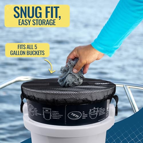 Bucket Cover 5 Gallon Trash Can Cover Converter for Boat Buckets
