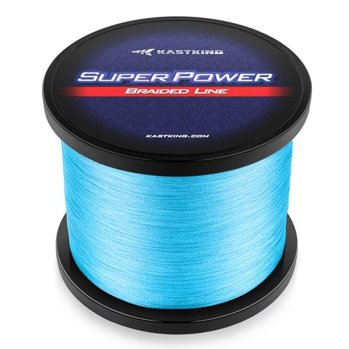 Superpower Braided Fishing Line (X4-New-Sky Blue / 20LB(500 Yds))