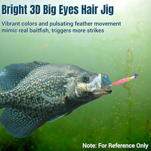 Crappie Hair Jigs (1/16oz-20pcs)