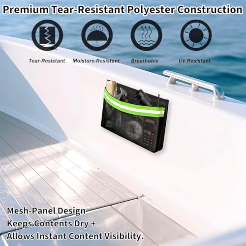 Heavy Duty Adhesive Mount Closable Boat Storage Bag