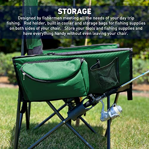 Fishing Chair with Rod Holder