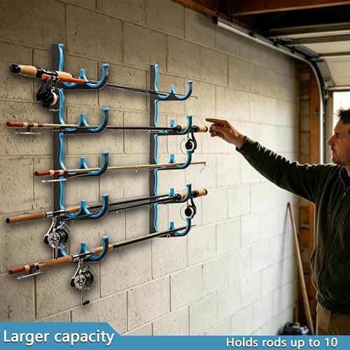 Fishing Rod Holders & Pole Holders for Garage