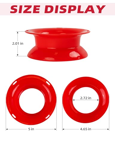 5in Fishing Yoyo Spool Cuban Hand Reel Yo (Red 5in)