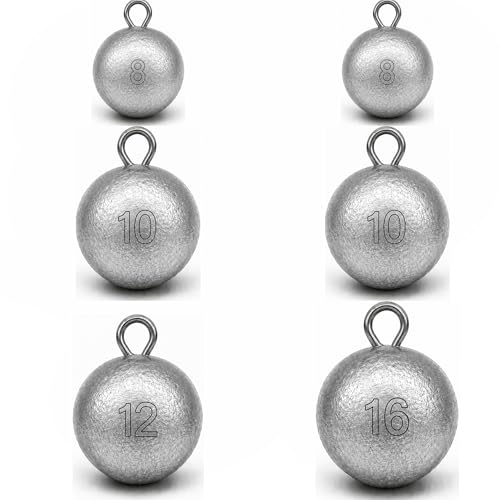 6 Pack Deep Sea Cannonball Sinkers Pro Kit