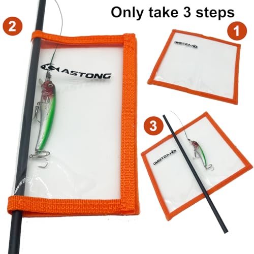 Clear PVC Fishing Lure Wraps 4 (Orange / 10pcs(5m+5l))