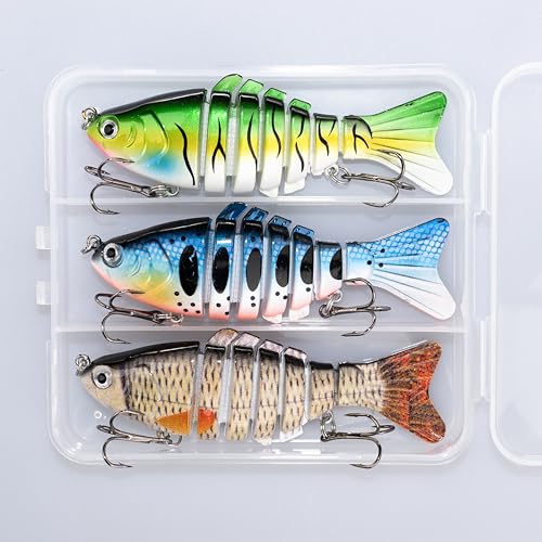 Multi Jointed Fishing Lures Work Well (B1(3.9in 1/2oz))