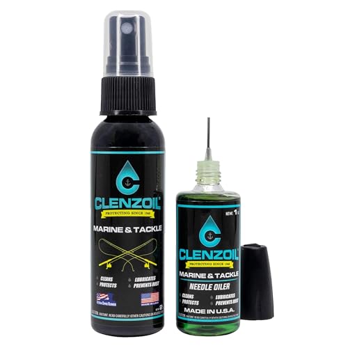 Marine & Tackle Fishing Reel Oil Lubricant (2 oz + 1 oz Combo)