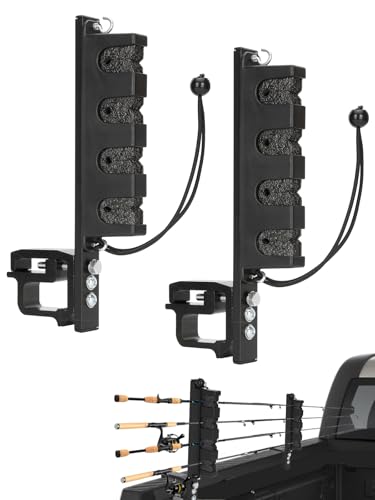 Fishing Rod Holder for Truck Bed (4 Rods for Truck Bed)
