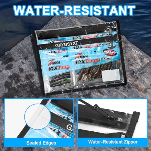 Fishing Gear Storage Bag Bait Storage Sealed Edges Waterproof Protection Durable and Sturdy Large Capacity PVC