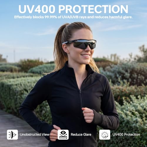 Polarized Running Sunglasses for Men Women Ultra
