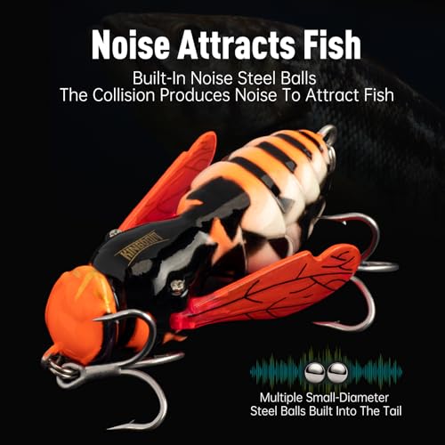 Floating Lures for Bass Catfish Pike New Wasp (03 / 1.89in/0.23oz)