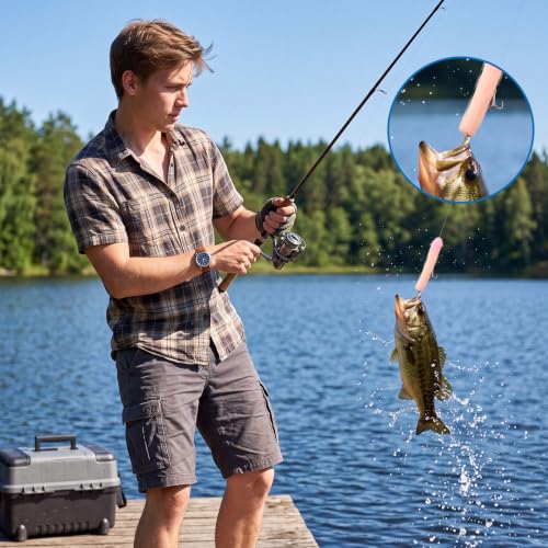 1 Pcs Fishing Lure (Pink Bass)