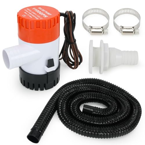 1100GPH 12V Boat Bilge Pumping Kit
