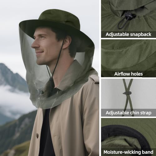 Mosquito Net Hat