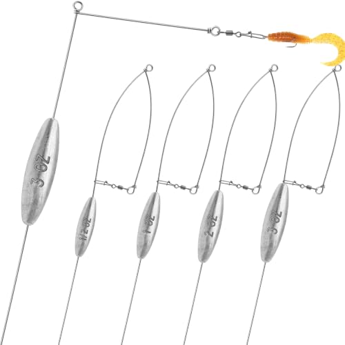 4 Pack Bottom Bouncer for Walleye Rigs