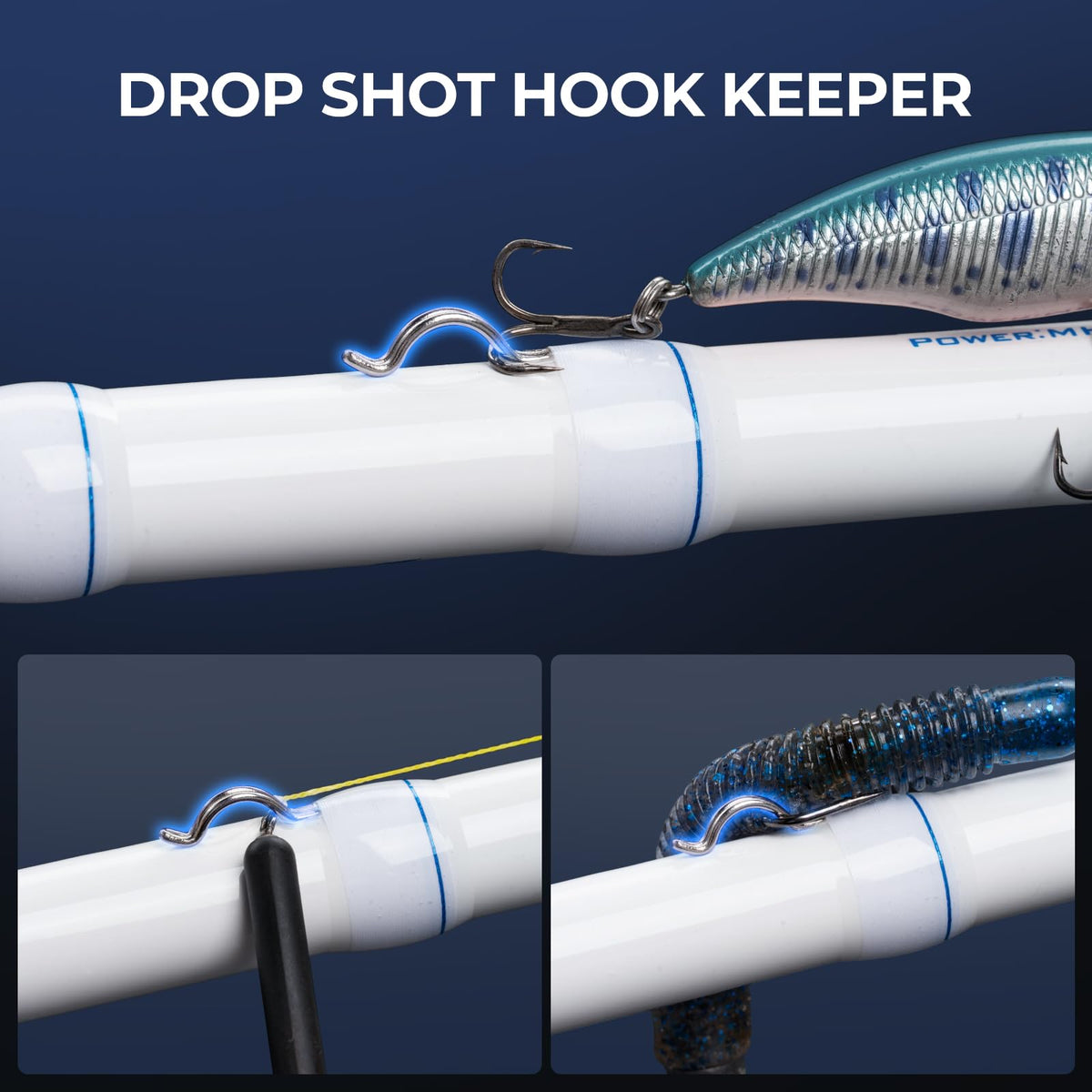 Centron Lite Travel Spinning Fishing Rod and Reel 7'6" MH 4000 Reel Spinning (7'6'' MH- 4000 Reel (5pcs+ Extra Tip))