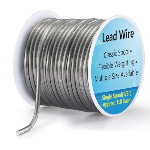 Lead Wire Solid Core Roll 1 Lb Spool (1/8"-1lb)