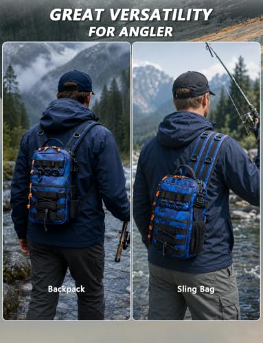 2 IN 1 Fishing Backpack