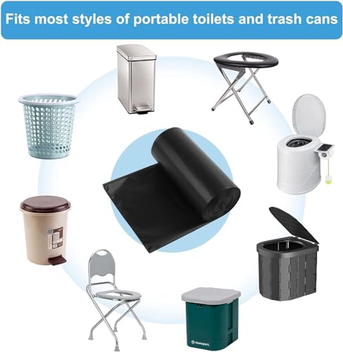 80 Portable Toilet Bags
