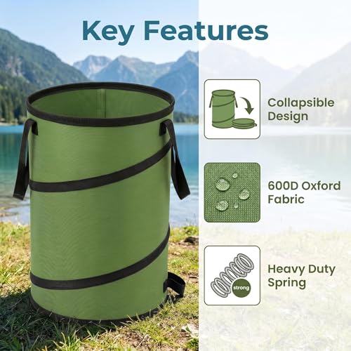 Camping Trash Can (13 Gallons-No Lid)