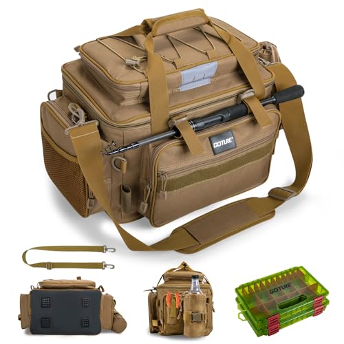 Fishing Tackle Bag with Tackle Boxes