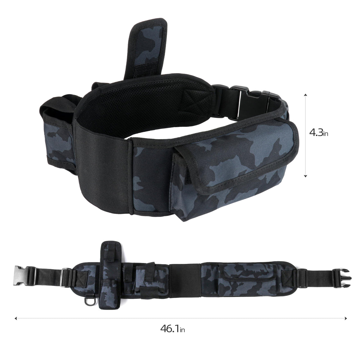 Lightweight Utility Waist Pack (Black Camo)