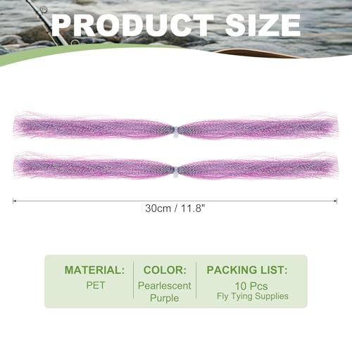 Crystal Flash Fly Fishing Line (Pearlescent Purple)