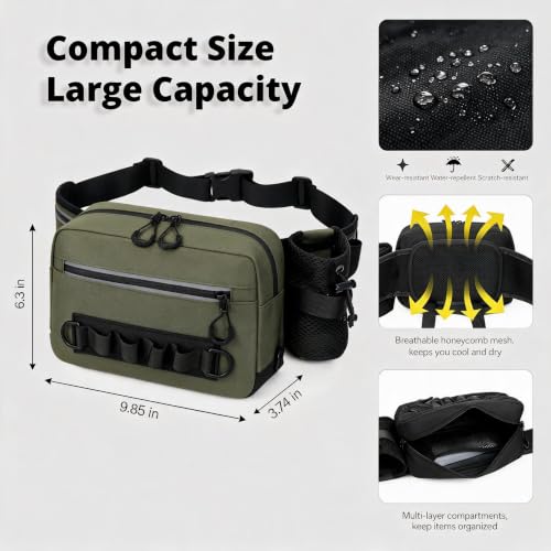 Fishing Waist Pack (green)