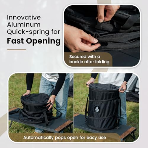 Collapsible Trash Can (Black)