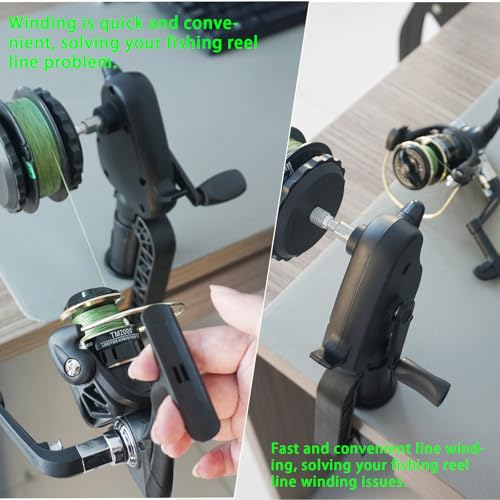 Fishing Line Winder Spooler (BLACK / RXQ-XN)