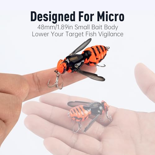 2026 New Wasp Crawl Fishing Tackle CrankBait Bass (04 / 1.89in/0.23oz)