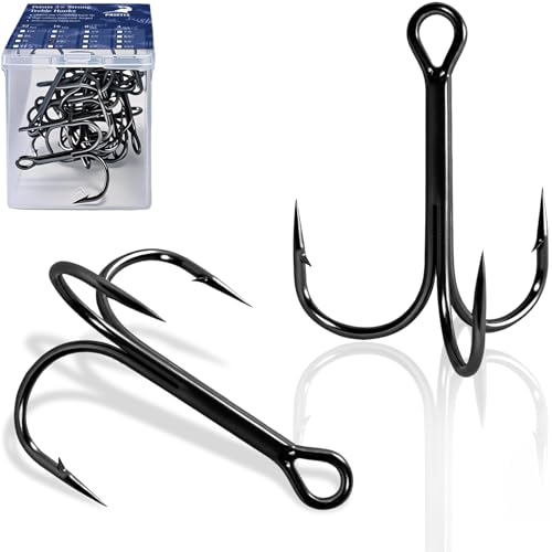 3X Strong Fishing Treble Hooks