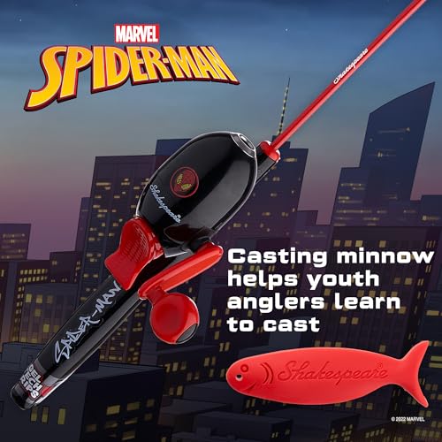 Marvel Miles Morales Children's Fishing Beginner Kit (Marvel Miles Morales Beginner)