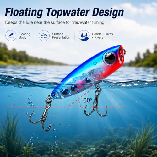 Topwater Fishing Lures (Style A-0.11oz/5PCS)