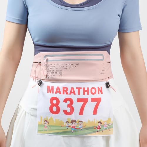 Running Belt Fanny Pack Men Women (Pink)