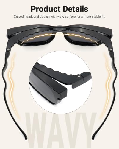 Polarized Sunglasses Women Headband Frame Over Glasses