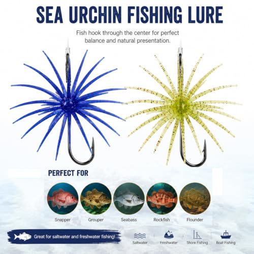 Sea Urchin Soft Bait (5pcs)