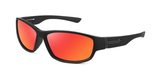 Sports Sunglasses for Men Women Polarized Classic Wrap Around Driving Cycling Golf Fishing Sun Glasses UV Protection