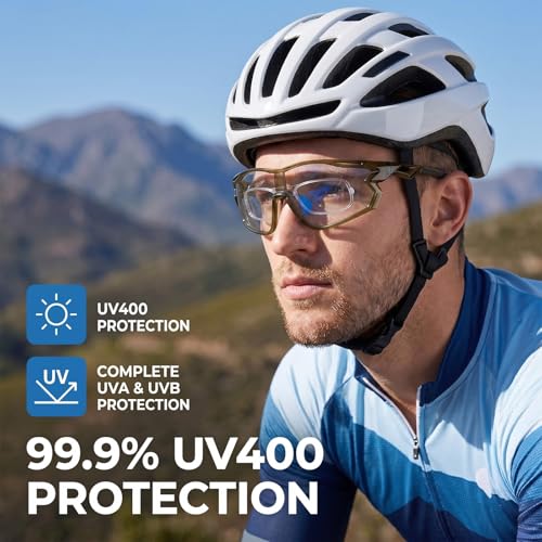 Polarized Sports Sunglasses for Men Women with UV400 Protection